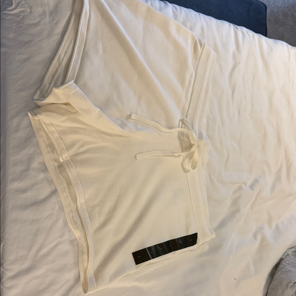 Banana Republic Factory Cream Pajama Shorts